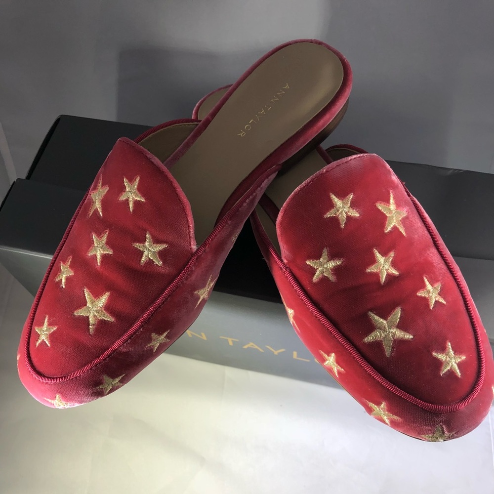 Ann Taylor Karolina  Star velvet slide